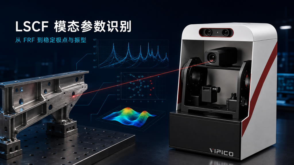 威谱测扫描激光测振仪LSCF模态参数识别示意图